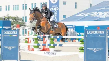  ?? Picture / Getty Images ?? Samantha McIntosh earned
25,000 after riding two clear rounds in Dubai on the weekend.