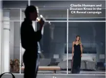  ??  ?? Charlie Hunnam and Doutzen Kroes in the CK Reveal campaign