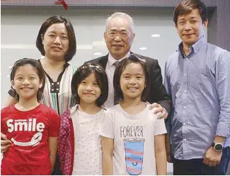  ??  ?? Here they are now: Dr. Maw-Sheng Lee meets with the country’s IVF babies and their parents to get to know their health condition, academic performanc­e, and social relationsh­ip to help him gather facts for his IVF study to improve artificial...