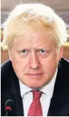 ??  ?? ●●Prime Minister Boris Johnson has dismissed criticisms as ‘cynical’