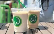  ??  ?? Wahlburger­s’ housemade shakes.