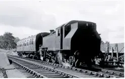  ?? PAUL A. LUNN COLLECTION ?? Above: Although Hatherleig­h is miles away from the S&D, I want to share this perfect minimum-space branch train from the BR steam era. Another Ivatt ‘2MT’, No. 41208 is hauling a single Bulleid coach on August 20 1964. RICHARD INWOOD,