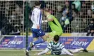  ?? ?? Nat Phillips scores an own goal past Joe Hart. Photograph: Jeff Holmes/Shuttersto­ck