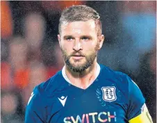  ??  ?? Midfielder Jamie Ness has only featured twice for Dundee since the end of November due to injury.