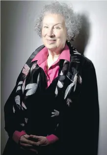  ?? DARREN CALABRESE/ THE CANADIAN PRESS ?? Desire and adultery have “been an underlying motif in human society for a long time,” says Margaret Atwood. She explores this and other themes in The Heart Goes Last.