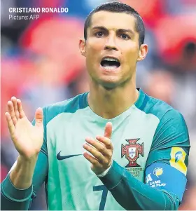  ?? Picture: AFP ?? CRISTIANO RONALDO