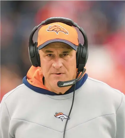  ?? JACK DEMPSEY/AP ?? The Dolphins landed their top defensive coordinato­r target in Vic Fangio, reportedly making him the NFL’s highest-paid coordinato­r.