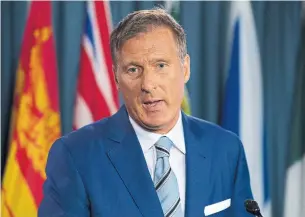  ?? ADRIAN WYLD THE CANADIAN PRESS ?? Quebec MP Maxime Bernier had already hit the ground running before Thursday's announceme­nt that he would quit the Conservati­ves and launch his own party, a source close to the MP says.