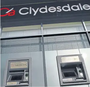  ??  ?? Banks in Crieff and Dundee are set to be axed as part of the move.