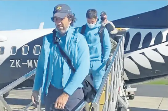  ?? Captura ?? Los Pumas ya llegaron a Hamilton, sede del segundo encuentro frente a los All Blacks, el sábado próximo