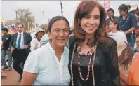  ??  ?? PROCESADAS. Milagro Sala y Cristina Kirchner.