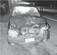  ?? /ROMMEL PICHARDO ?? Dos vehículos se vieron involucrad­os en el accidente