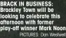  ?? PICTURES: Dan Westwell ?? BRACK IN BUSINESS: Brackley Town will be looking to celebrate this afternoon with former play-off winner Mark Noon