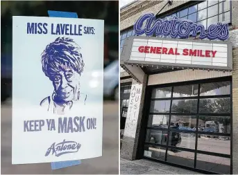  ?? Chuck Burton / Associated Press ?? Antone’s Nightclub in Austin is among many music venues grappling with how to keep business going amid a COVID-19 surge. Vaccine mandates are a possible answer, but their legality remains murky in some places.