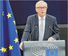  ??  ?? Jean-Claude Juncker, presidente de la Comisión Europea.