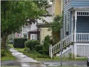  ?? MEDIANEWS GROUP ?? A series of properties located on Elizabeth Street, Oneida. September 15, 2021.