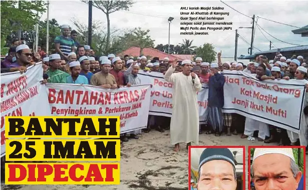 Bantah 25 Imam Dipecat Pressreader