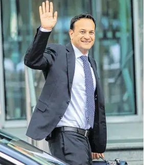  ?? PHOTO: GARETH CHANEY/COLLINS ?? Wave goodbye?: Leo Varadkar may be planning swapping Government Buildings for the Berlaymont, according to party rumours.