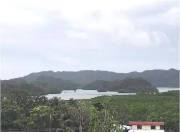  ??  ?? A view of Palau Rock Islands seen from Palau Central Hotel in Koror, Palau. As China extends its influence across the Pacific, Palau is one of Taipei’s 18 remaining allies worldwide and is under pressure to switch allegiance­s, officials and business people there say. — Reuters photo