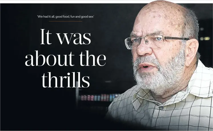  ?? Picture: Thapelo Morebudi ?? Allan Heyl, the sole surviving member of the Stander gang of bank robbers, speaks to the Sunday Times about the person that he is now and the book he wrote about his gangster days.