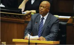  ??  ?? FIVE-YEAR PLAN: Minister in the Presidency Jeff Radebe