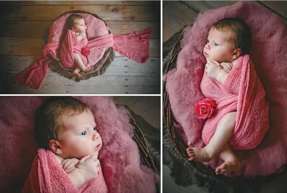  ?? BILD: SILKE KNUR ?? Silke Knur arbetar som fotograf specialise­rad bland annat på bilder av nyfödda.