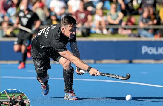  ?? GETTY IMAGES/PHOTOSPORT ?? Shea McAleese has stuck with the Black Sticks through good times and bad during a 310-cap, 16-year career which will end in Tokyo. Inset left, one notable low point was the 3-2 loss to Germany in Rio 2016 after McAleese, right, had helped give the Black Sticks a 2-0 lead. 1.10pm: Grace Prendergas­t & Kerri Gowler (women’s pair, heat 3) 1.30pm: Stephen Jones & Brook Robertson (men’s pair, heat 2)