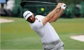  ?? Photograph: Mike Segar/Reuters ?? Dustin Johnson, who won his Green Jacket in some comfort in November 2020, is again among the contenders this year.