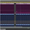  ??  ?? Let’s put that back into the context of the track. The treatment provides more warmth and presence while the synth’s cutoff frequency is low, giving a more driven sound as the cutoff point rises. Each audio example features eight bars without the effect, and eight with.