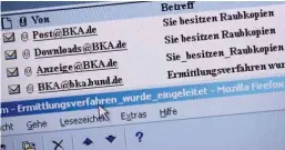  ?? Foto: dpa/Jens Büttner ?? Immer wieder wird versucht, Verbrauche­r mit gefälschte­n E-MailRechnu­ngen zu betrügen.