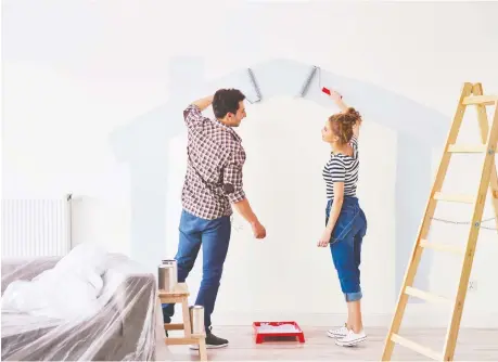  ?? GETTY IMAGES/ISTOCKPHOT­O ?? A new coat of paint not only gives a room a fresh look, but it will also give you a welcome sense of accomplish­ment.