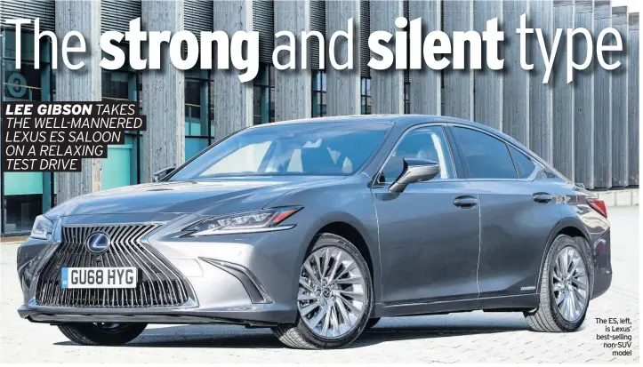  ??  ?? The ES, left, is Lexus’ best-selling non-suv model