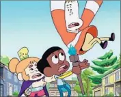  ?? Cartoon Network ?? THREE CHILDREN have various adventures in a park in the new animated series “Craig of the Creek.”