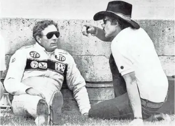  ?? 1985 PHOTO BY BOB GOSHERT, THE INDIANAPOL­IS STAR ?? Don Whittingto­n, left, with stock car racing legend Richard Petty, was an Indianapol­is 500 regular in the early 1980s before going to prison. He doesn’t like to discuss his legal issues.