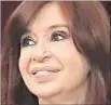  ??  ?? Cristina Kirchner.