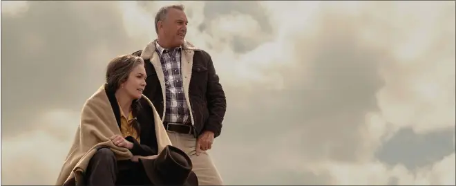  ?? FOCUS FEATURES ?? Diane Lane and Kevin Costner star as a grieving couple in “Let Him Go.”