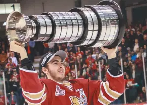  ??  ?? Félix-Antoine Drolet poursuivra sa carrière à Chicoutimi. - Archives