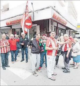  ?? FOTO: DIARIO DE IBIZA ?? Corazón rojiblanco el Congreso de Peñas se celebró en Ibiza el año pasado