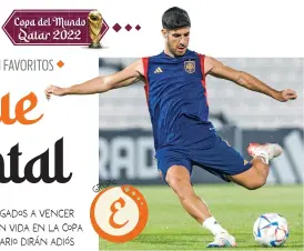  ?? ?? FURIA. Marco Asensio prepara su definición para el duelo ante Alemania.