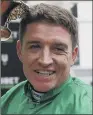  ??  ?? BARRY GERAGHTY: The jockey, now retired, partnered Epatante to victory at Cheltenham.