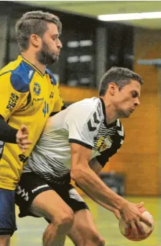  ?? Foto: Andreas Lode ?? Michael Reithmeier war beim 29:28-Sieg des TSV Gersthofen gegen die HSG Wittisling­en/Lauingen mit sechs Treffern der Topscorer.