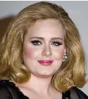  ??  ?? As she was: Adele in 2012