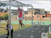  ?? Pictures: BRIAN WITBOOI ?? KIDS AT PLAY: One of the three new play areas in Singapi Street, New Brighton