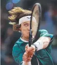  ?? ?? Andrey Rublev was victorious .