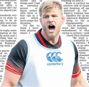  ??  ?? IN WITH A SHOUT: England’s George Kruis