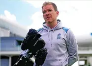  ?? Victoria Jones ?? ●●Eoin Morgan during a press conference at Lord’s earlier this week