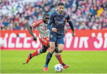  ?? FOTO: EIBNER-PRESSEFOTO/IMAGO ?? Tim Kleindiens­t sieht den 1. FC Heidenheim gegen den FC Bayern nicht chancenlos.