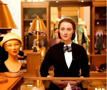  ??  ?? Saoirse Ronan as Eilis in a scene from the film ‘Brooklyn’