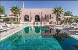  ??  ?? MAGNIFICEN­T OASIS: The pool at Le Jardin des Douars