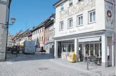  ?? FOTO: BEE ?? Die Lindenberg­er Bäckerei Holderied schließt am 31. März ihre Wangener Filiale in der Schmiedstr­aße 33 (frühere Bäckerei Knabe).